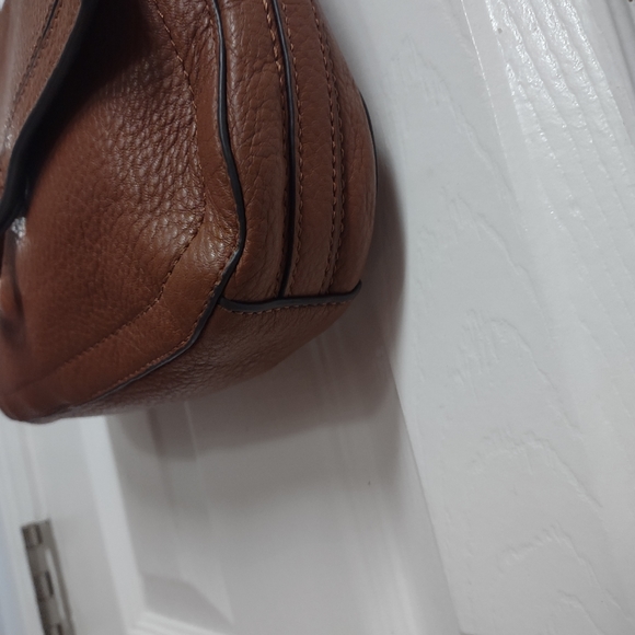 Vince Camuto Brown  pebbled leather  crossbody / Purse - Picture 4 of 16